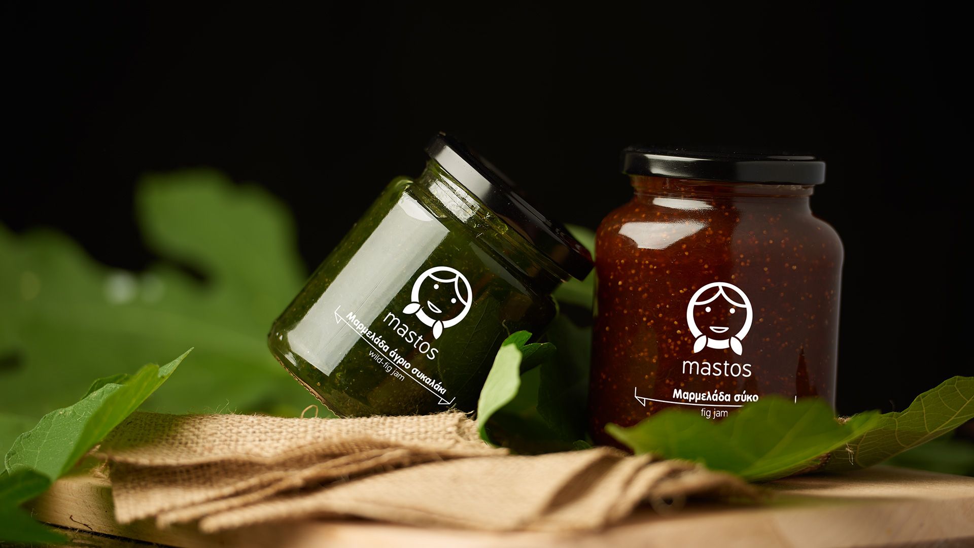 MASTOS logo and packaging